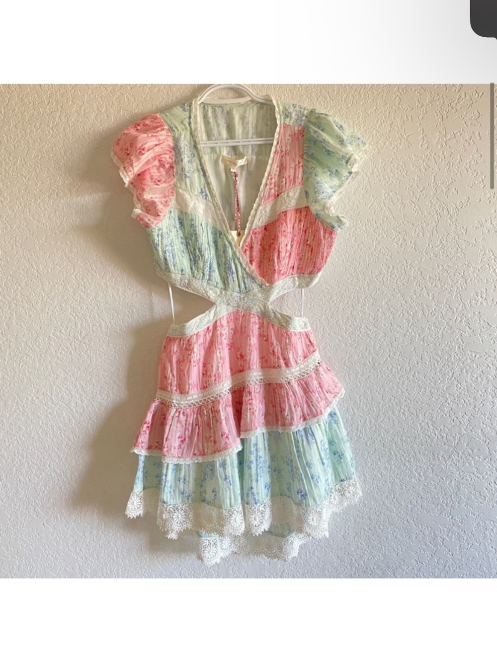 Love Shack Fancy Audrina Mini Dress